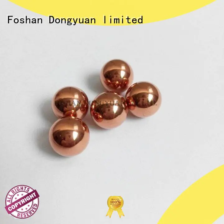 hole solid copper beads factory price for park