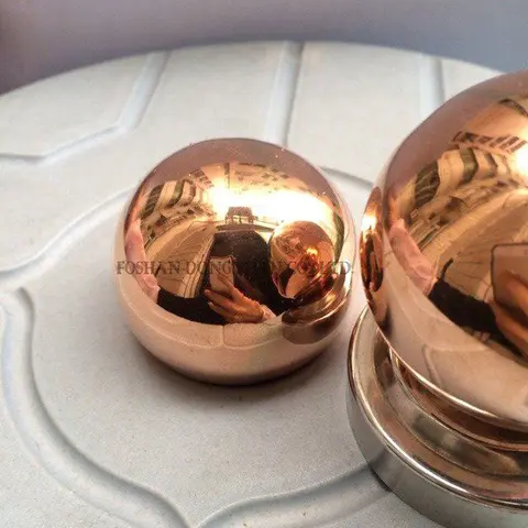 Mirror Polished Copper Spheres