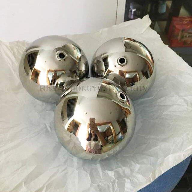 Mirror Burnished Stainless Steel Balls with Nut/Screw/Thread