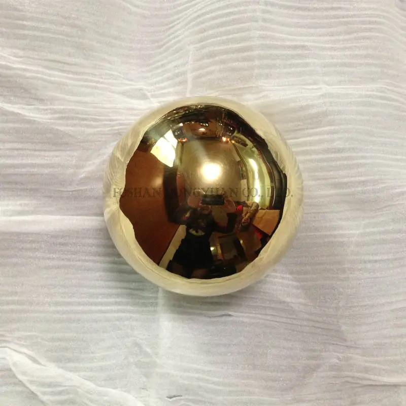 Mirror Polished Brass Sphere