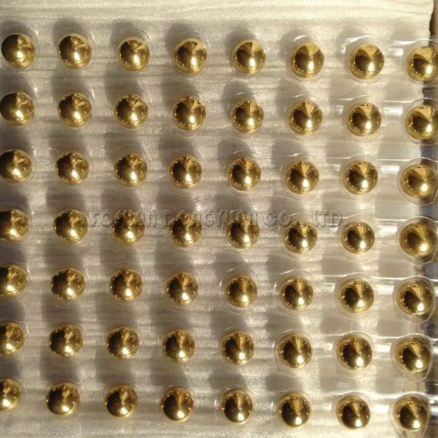 8mm Polished Hollow Brass Ball