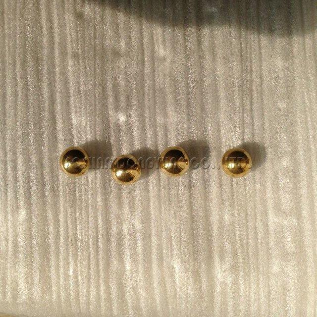 8mm Polished Hollow Brass Ball
