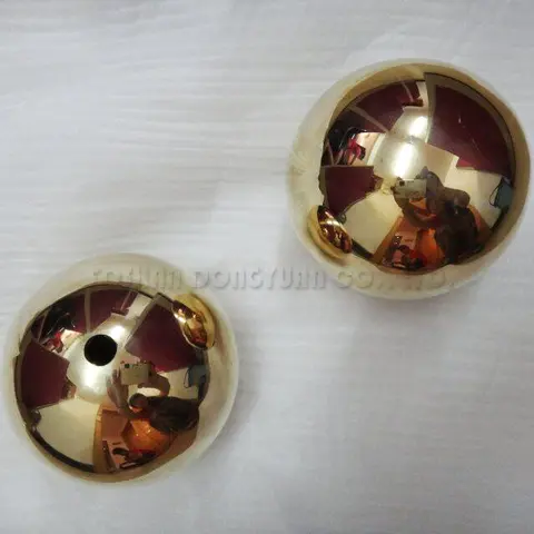 4 Inch Mirror Polished Brass Ball
