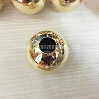 3 Inch Gold Polished Stainless Steel Hollow Ball with M10 Hole