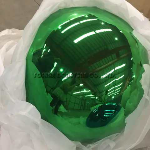 300mm Green Gazing Stainless Steel Color Sphere