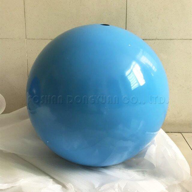 Painted Light Blue Stainless Steel Hollow Ball