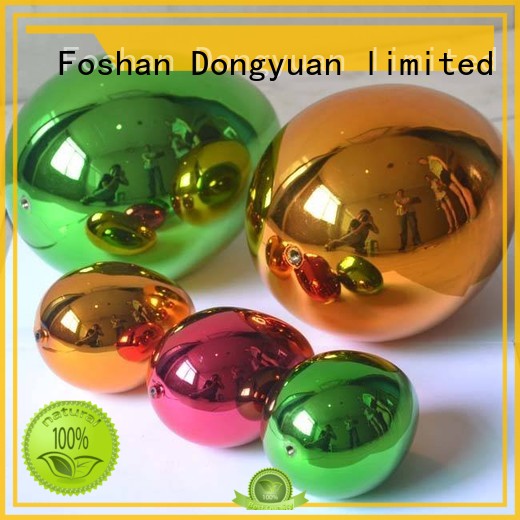 DONGYUAN paintedgold 20mm steel ball personalized for park