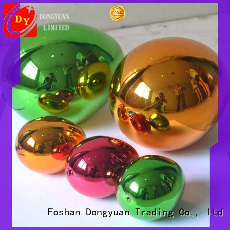 DONGYUAN 2 inch stainless steel balls globe hole sphere sculpture