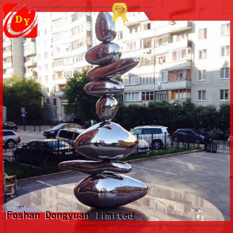 DONGYUAN painted sheet metal sculpture with good price for park