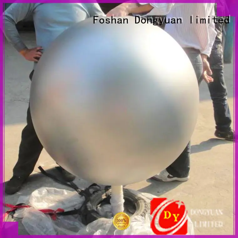 fountain spun aluminum ball sandblasted DONGYUAN company