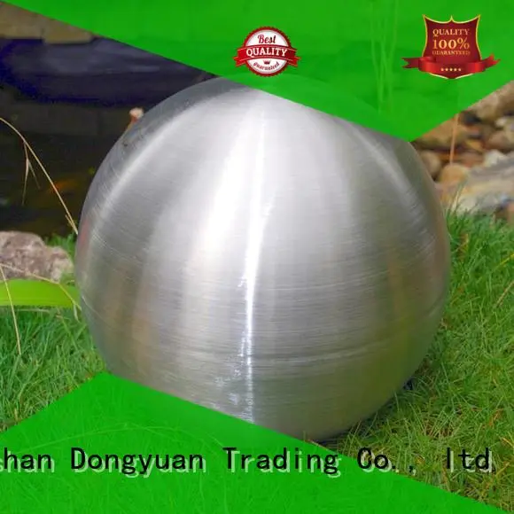 Custom sandblasted ballsphere spun aluminum DONGYUAN balldecorative