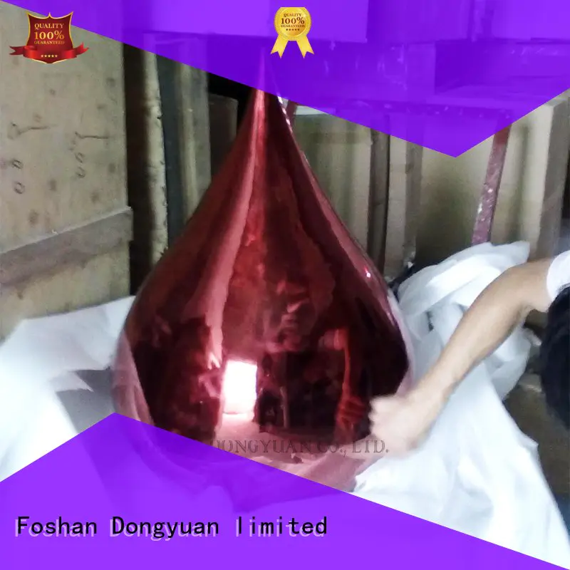 2 Feet Polished Red Water Drop Decoration Sculpture