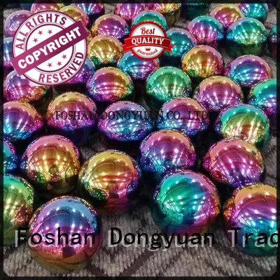 DONGYUAN 2 inch stainless steel balls rose light smooth green