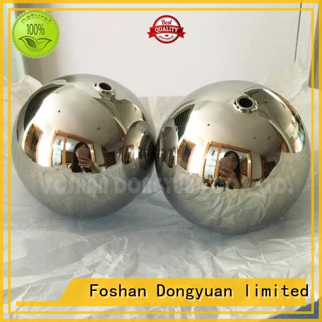 DONGYUAN 51mm large hollow steel spheres factory price for hall