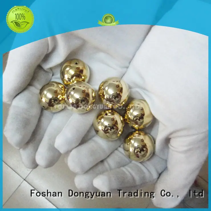 hollow metal balls hemispheres hole DONGYUAN Brand small brass beads