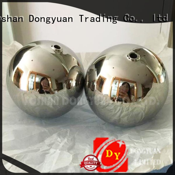 steel gazing balls shiny fountain DONGYUAN Brand