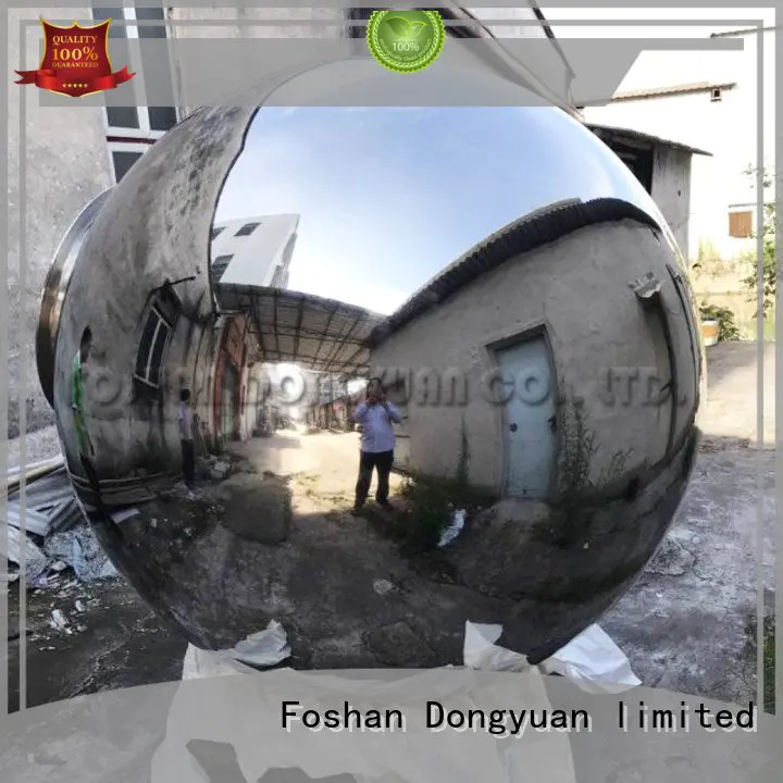 DONGYUAN decorative 300MM to 3000MM metal hollow balls customized for indoor