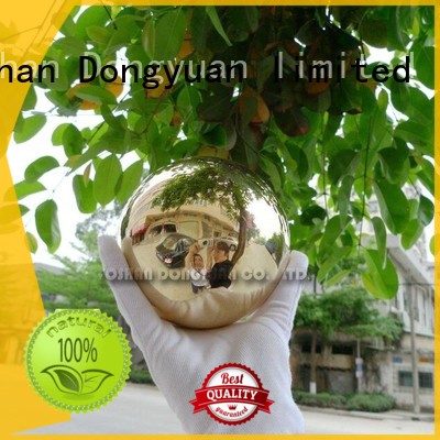 DONGYUAN polished brass sphere factory price for plaza