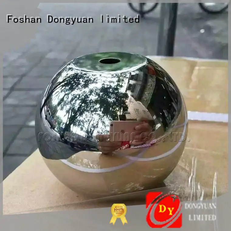 DONGYUAN finished 6MM to 300MM metal hollow balls manufacturers for square