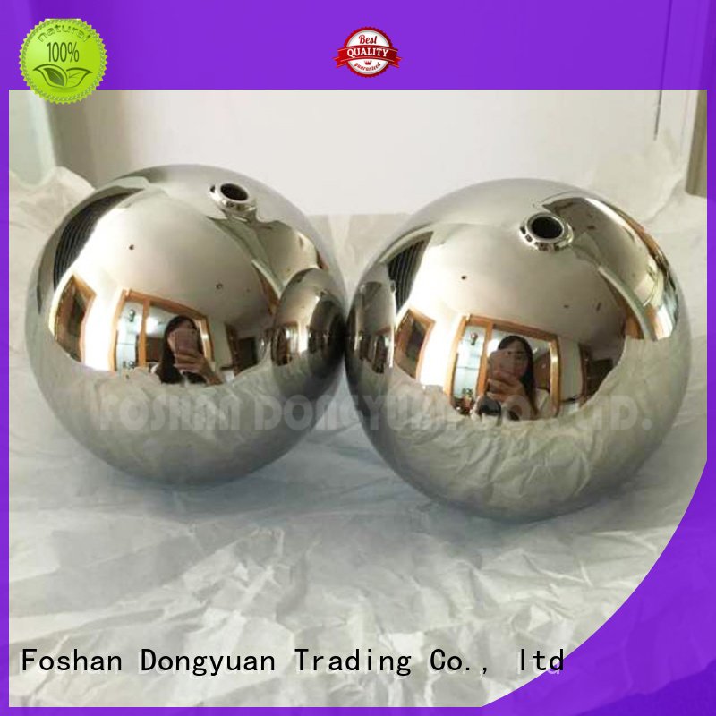 Hot steel gazing balls beads outdoor sphere DONGYUAN Brand
