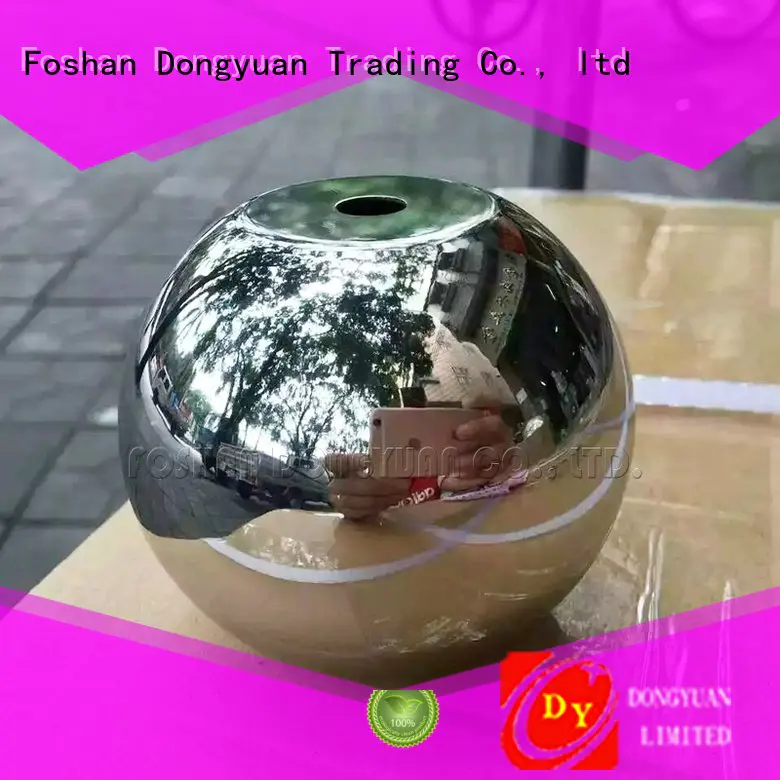 sphere polished hollow steel balls hole DONGYUAN