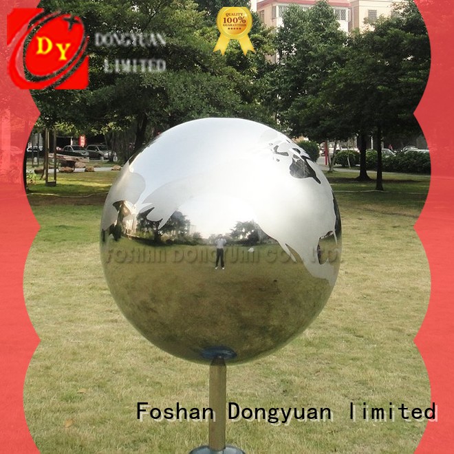 Outdoor Decorative Sandblasted Polished Stainless Steel Ball