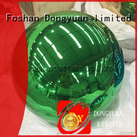 300mm Green Gazing Stainless Steel Color Sphere