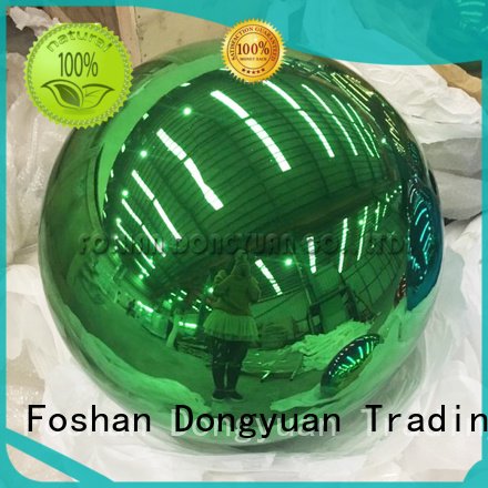 DONGYUAN big metal ball painted white volleyball paintedgold