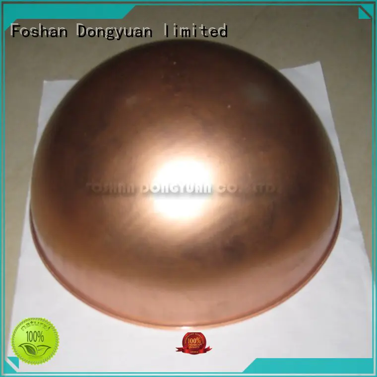 welded Custom copper hemisphere small brass beads DONGYUAN sphere