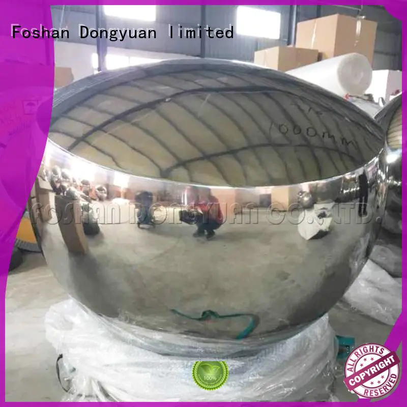 1000mm Large Mirror Finished Convex Stainless Steel Hollow Ball