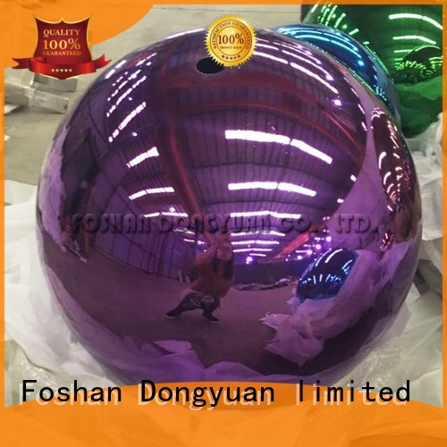 300mm Purple Glossy Stainless Steel Color Sphere