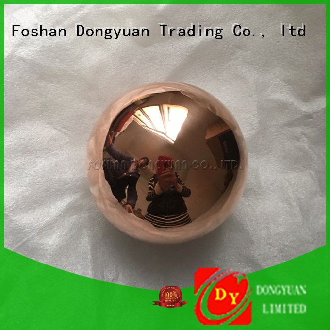 carbon hole welded balls DONGYUAN small brass beads
