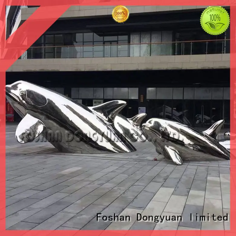 DONGYUAN map outdoor metal artwork with good price for park