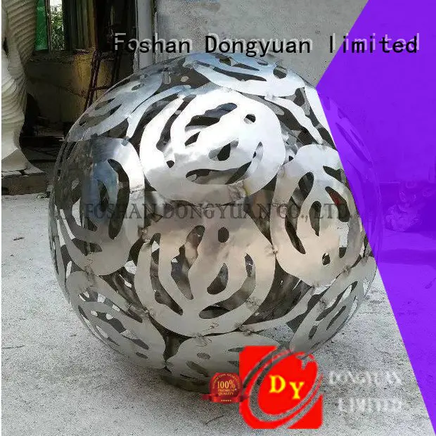 DONGYUAN red metal plant sculptures manufacturers for square