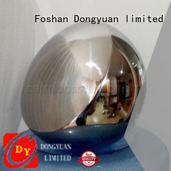 DONGYUAN finished 6MM to 300MM metal hollow balls customized for plaza