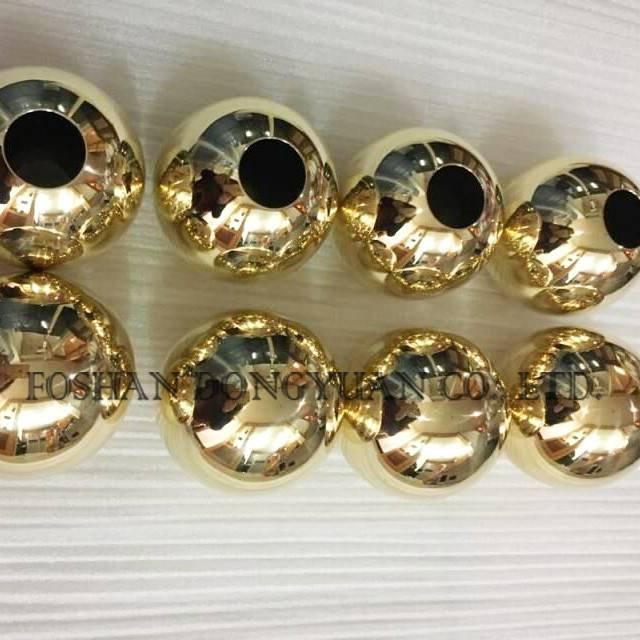 Drilled Holes Golden Balls