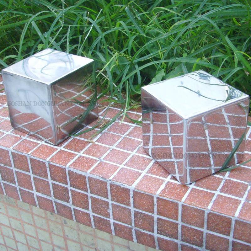 Polished Stainless Steel Cubes