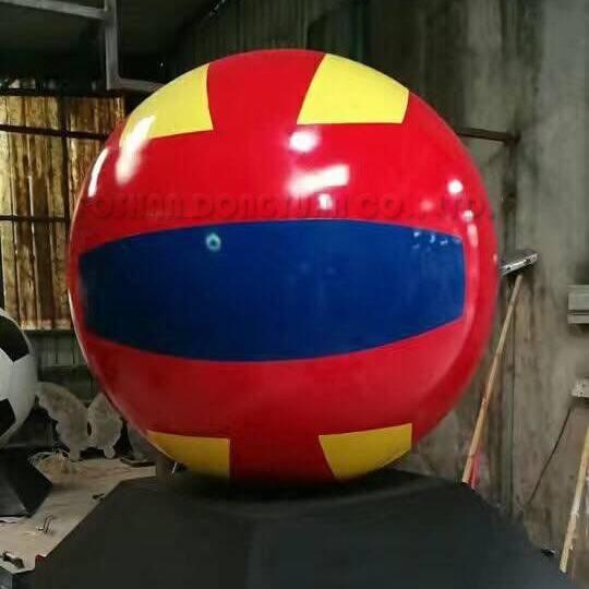 150CM/5 Feet Stainless Steel Volleyball Painted Sculpture