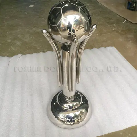 Stainless Steel Custom Designer Soccer Trophy