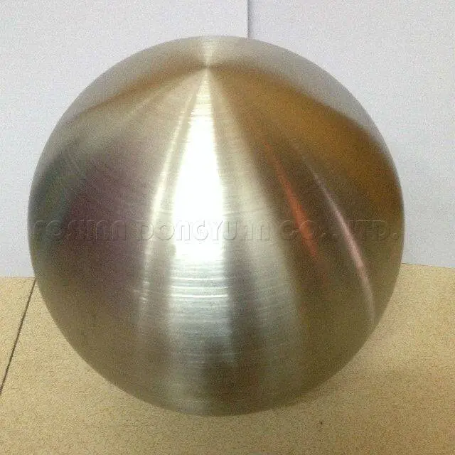 150mm Stainless Steel Hollow Brushed Ball/Sphere