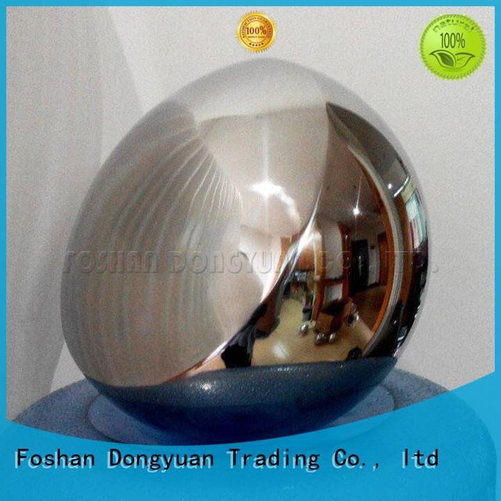 DONGYUAN decoration finished hollow steel balls 5mm sphere