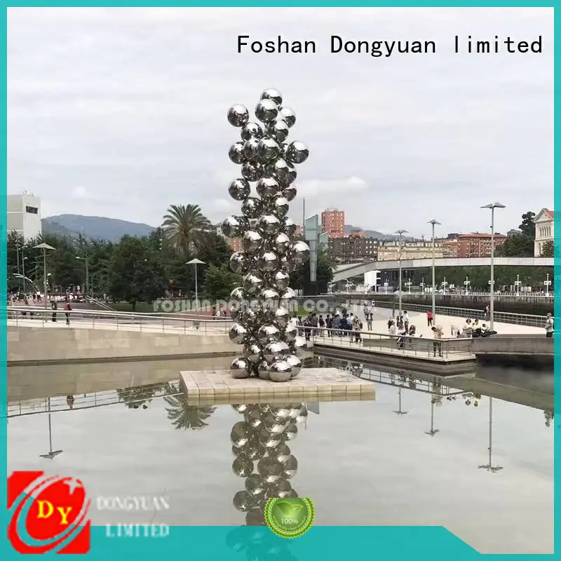 DONGYUAN penguin recycled metal art customized for square