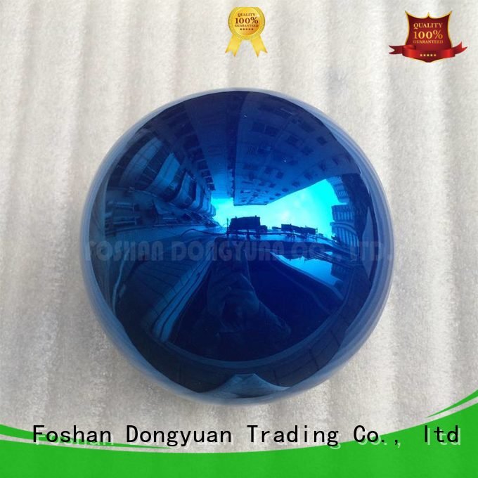 DONGYUAN 2 inch stainless steel balls blue color rose gazing