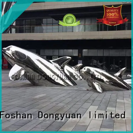 DONGYUAN acrylic metal lawn sculptures with good price for plaza