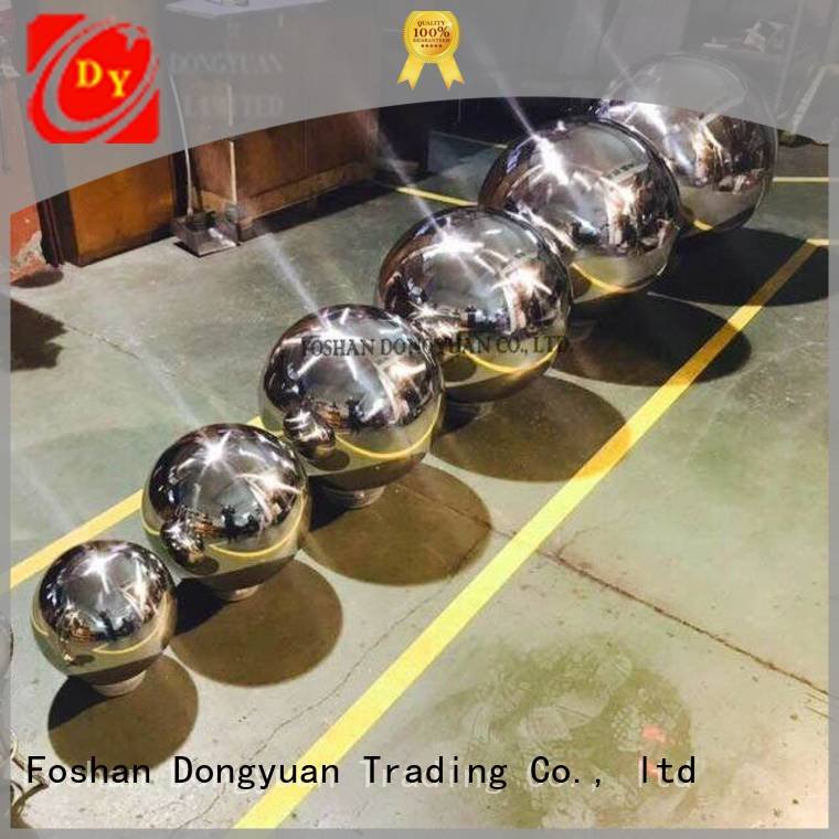 DONGYUAN Brand decoration male 5mm hollow steel balls