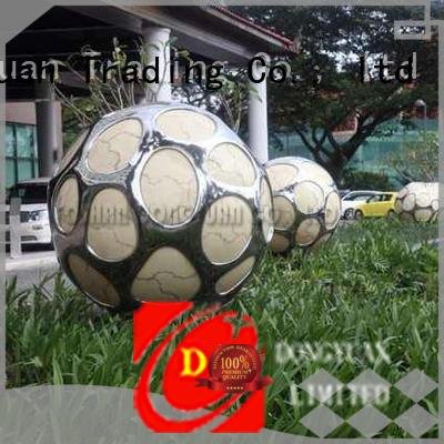 large metal yard sculptures ball sphere drop DONGYUAN