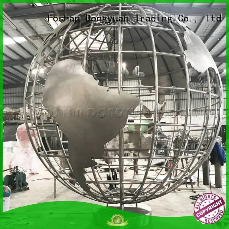 DONGYUAN spun aluminum sphere matt balldecorative brush