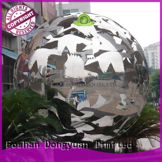 decorative abstract metal art 600mm customized for street