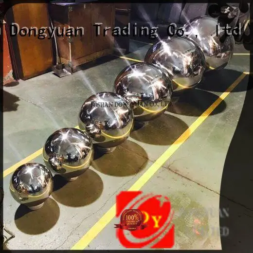 DONGYUAN Brand finished 5mm convex steel gazing balls