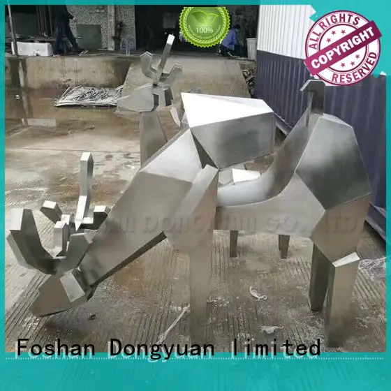 DONGYUAN polished southwest metal sculpture manufacturer for street